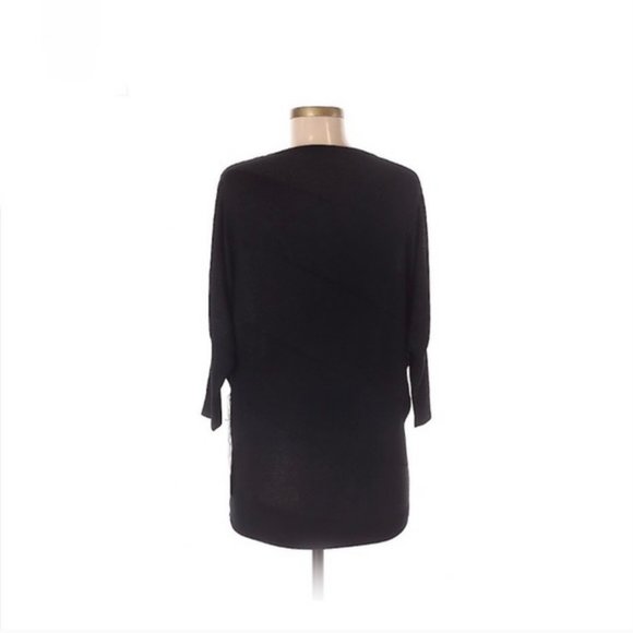 Matty M Shimmery Women's Black Sweater Tunic NWT - Picture 2 of 2